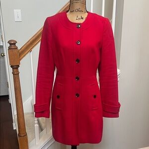 EUC Banana Republic Red Women's Trench Coat (M)